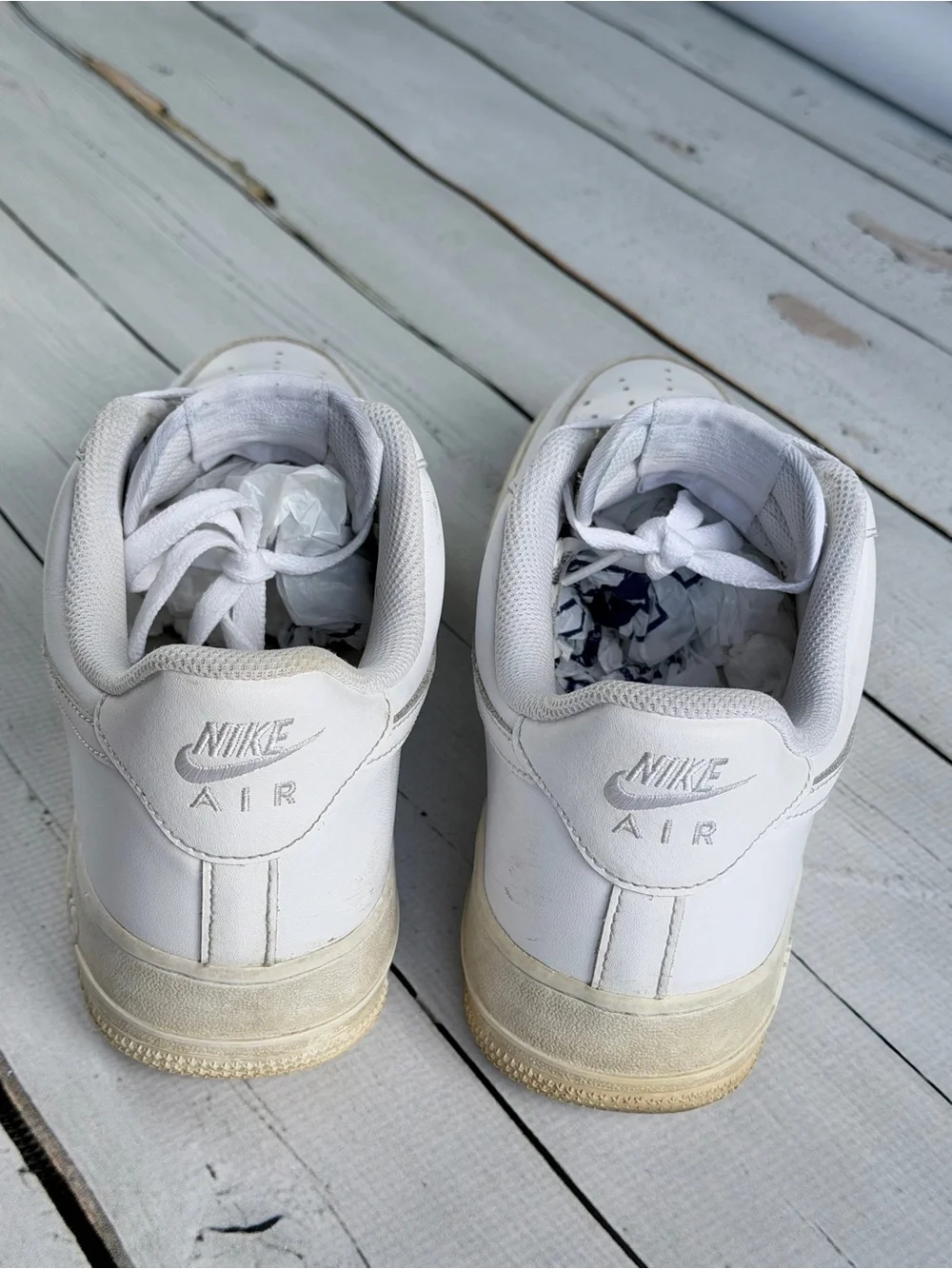 Nike Air Force 1 '07 Low Triple White - Men's Size 11